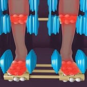 Roller and air compression massage for your calves and feet. Luraco i9 Max Calf and Foot Massage