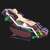 Revolutionize Relaxation with Full Body Stretching in Luraco Model 3 Hybrid SL Full Body Stretching